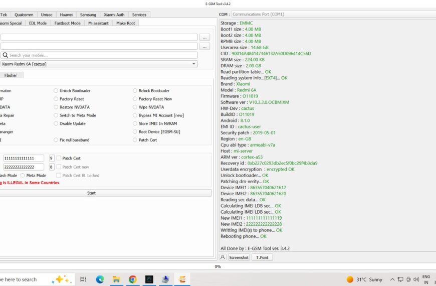 GCT E-GSM Tool