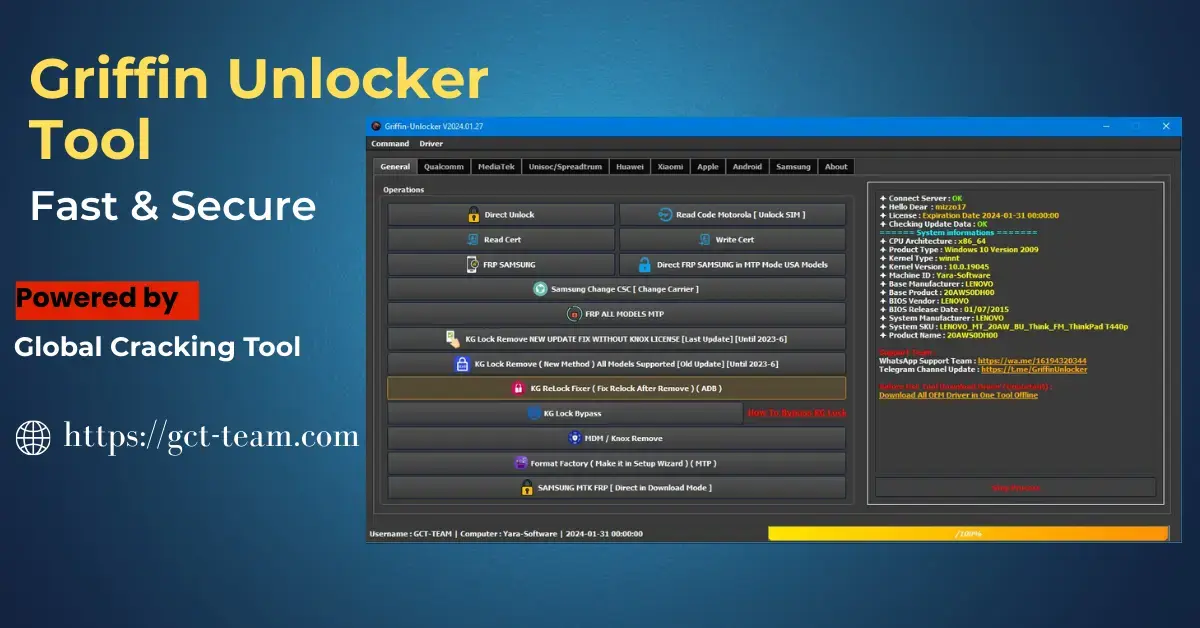 Griffin-Unlocker Tool 